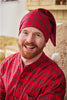 Lee Valley Men's Cotton Flannel Nightcap - Red Tartan Royal Stewart (LV27)