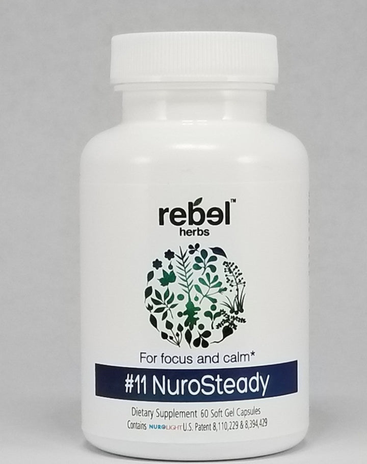 Rebel Herbs Organic NuroSteady 60 Capsules-0