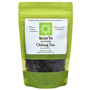 One Love Tea - Oolong Tea - 3 Oz Loose Leaf - Naturally Ideal