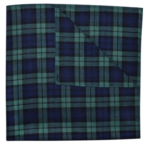 Image of Naturally Ideal Pack of 3 Mixed Handkerchief Dress Gordon Blue, Royal Stewart Red, and Black Watch Green Tartan