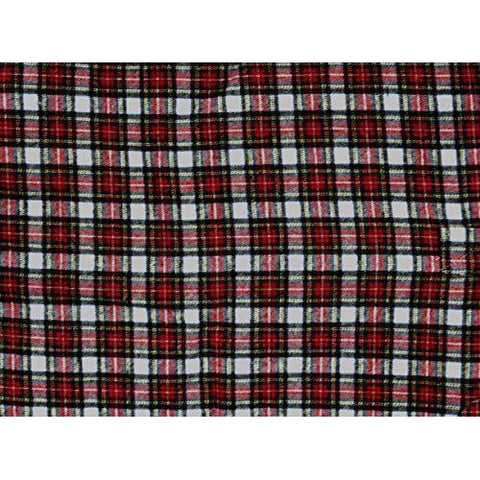 Image of Lee Valley, Ireland - Men's Flannel Robe (Red/White) - Naturally Ideal