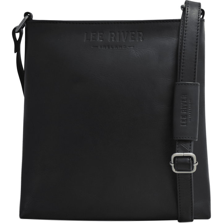 Lee River Goods Co - Celtic Leather Mary Crossbody Bag (Black) - Naturally Ideal