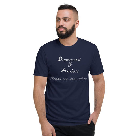 Image of Depressed/Anxious Short-Sleeve T-Shirt - Naturally Ideal