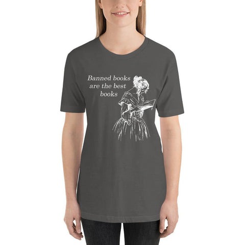 Image of Banned Books are Best Short-Sleeve Unisex T-Shirt - Naturally Ideal