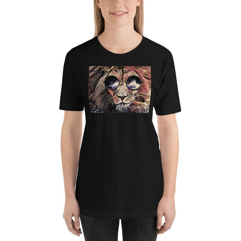 Image of Groovy Lion Short-Sleeve Unisex T-Shirt - Naturally Ideal