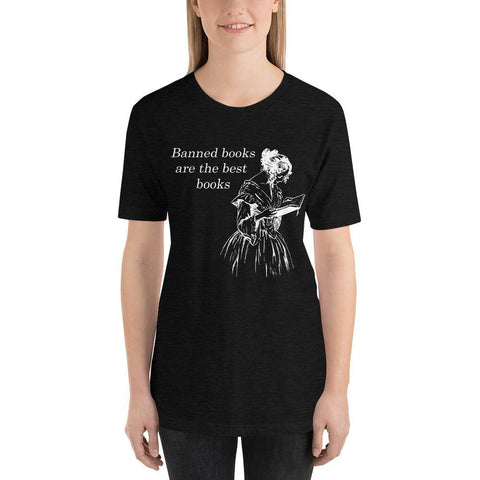 Image of Banned Books are Best Short-Sleeve Unisex T-Shirt - Naturally Ideal