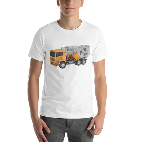 Image of Garbage Truck Short-Sleeve Unisex T-Shirt - Naturally Ideal
