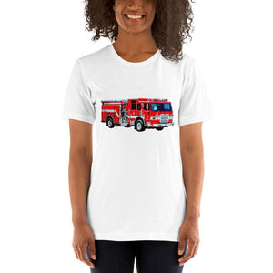 Fire Truck Short-Sleeve Unisex T-Shirt - Naturally Ideal