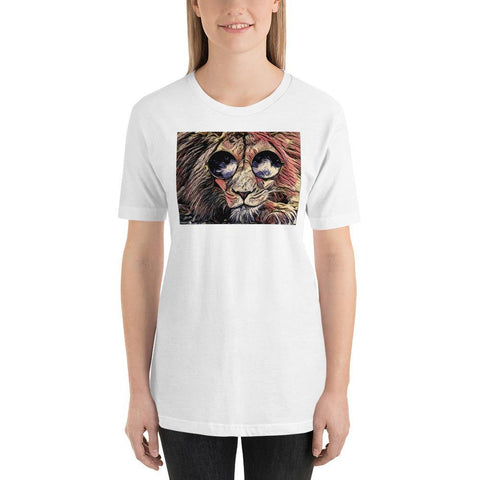 Groovy Lion Short-Sleeve Unisex T-Shirt - Naturally Ideal